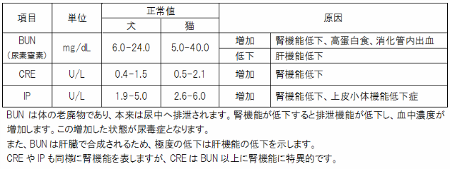 血液生化学検査 血液生化学検査
